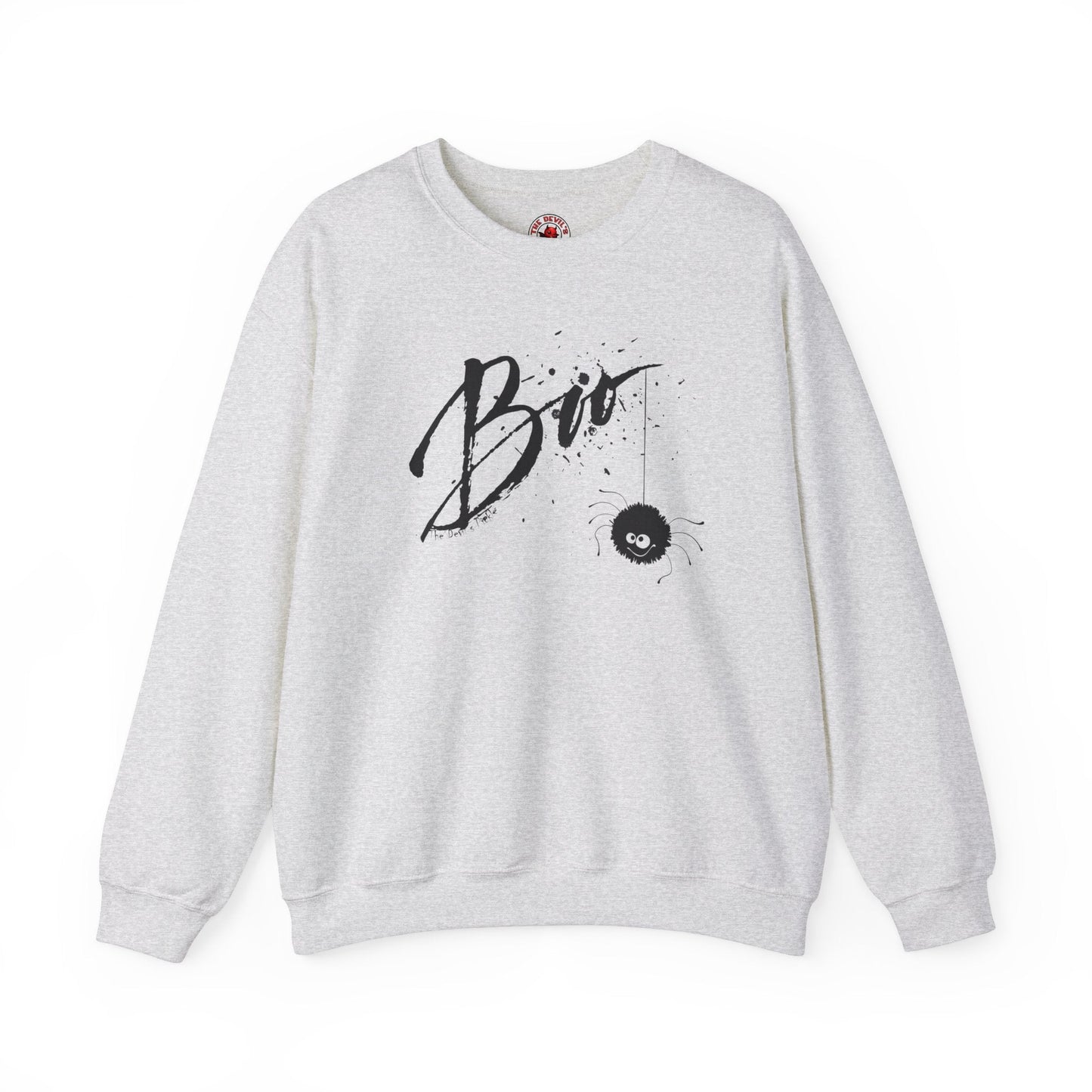 Boo Spider Crewneck Sweatshirt The Devil's Pickle