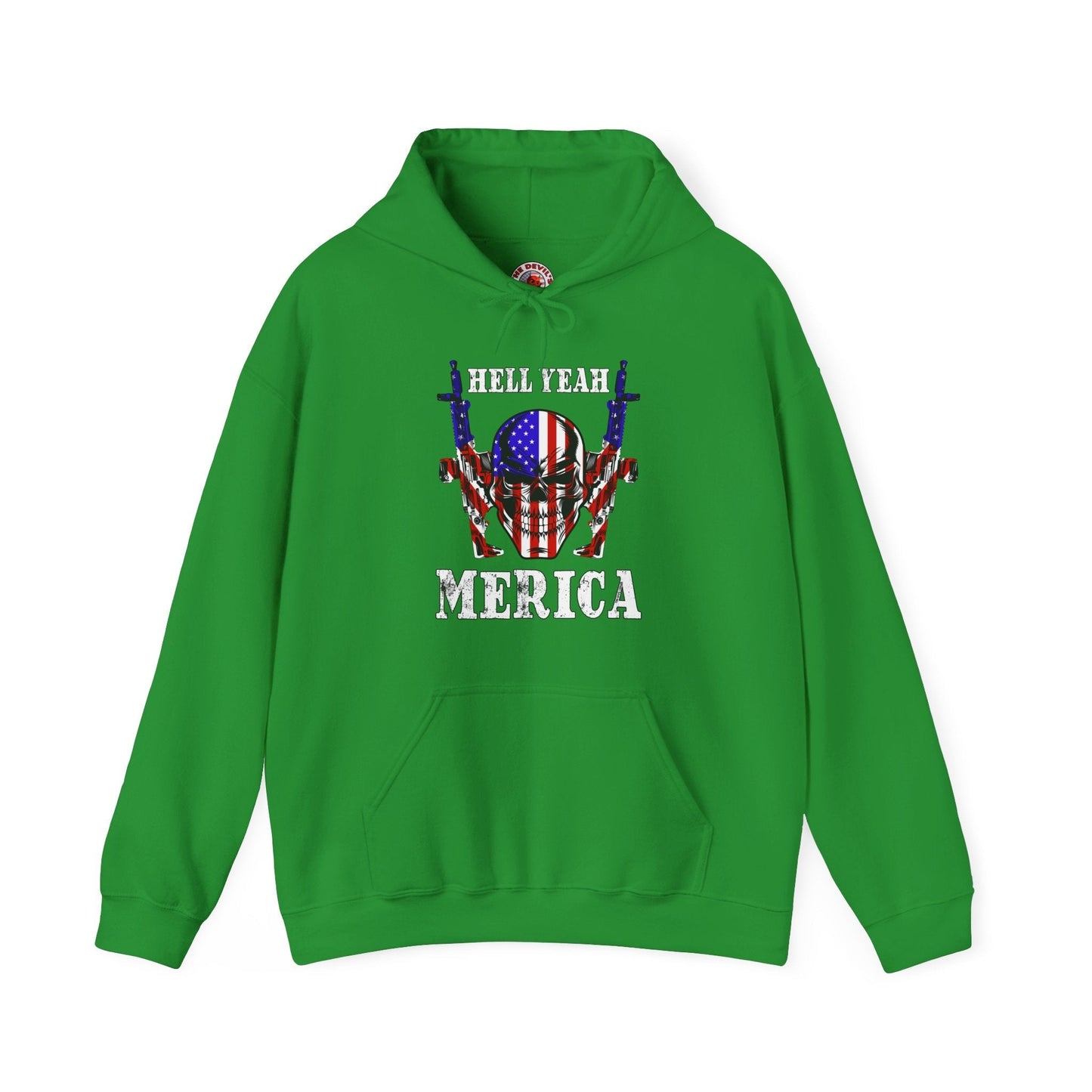 Hell Yeah Merica Hooded Sweatshirt The Devil's Pickle