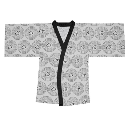 Long Sleeve Kimono Robe (AOP) circle Signature grayceful Grayceful LLC