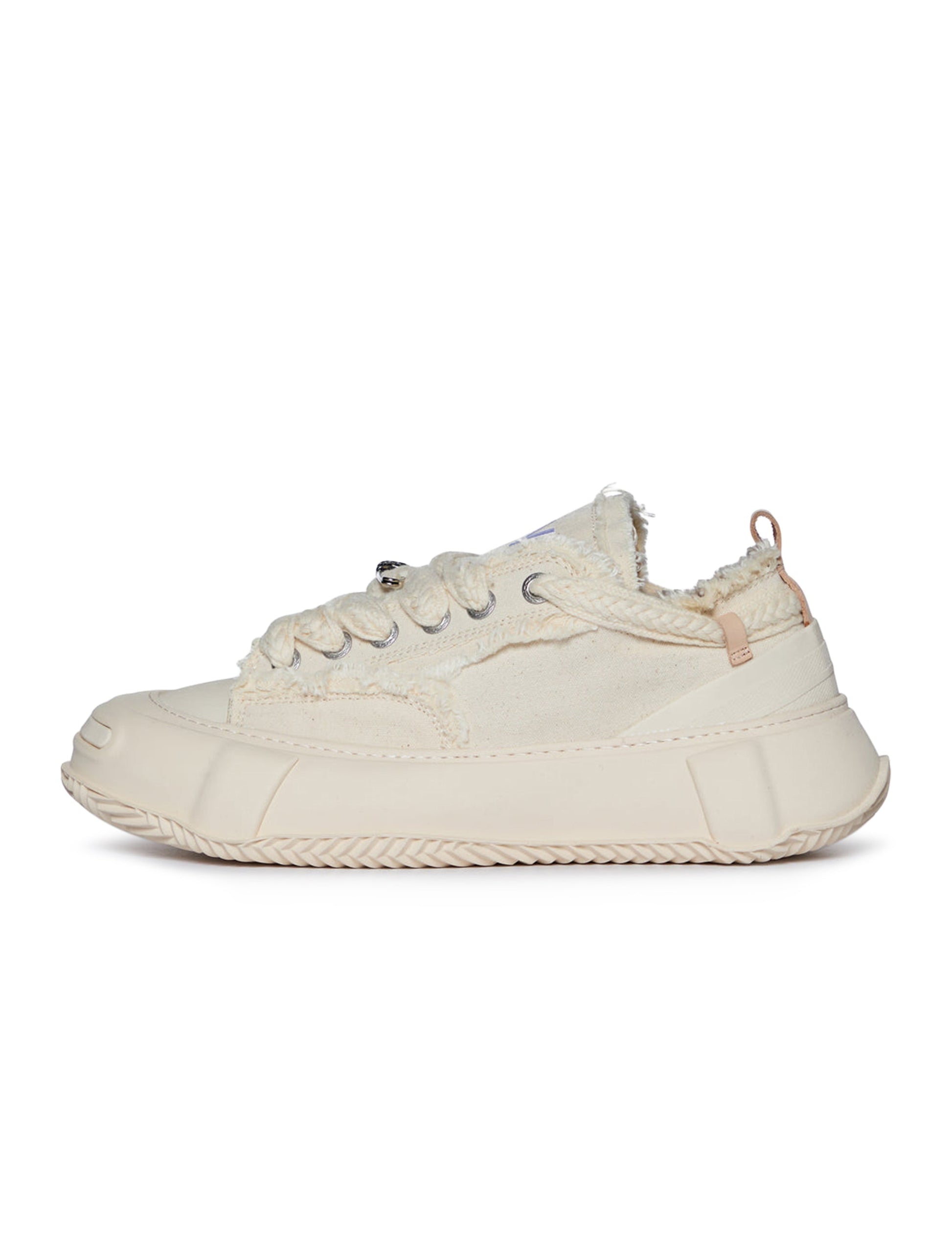 Valabasas Vision Shoes - Cream Leather Denim Exchange
