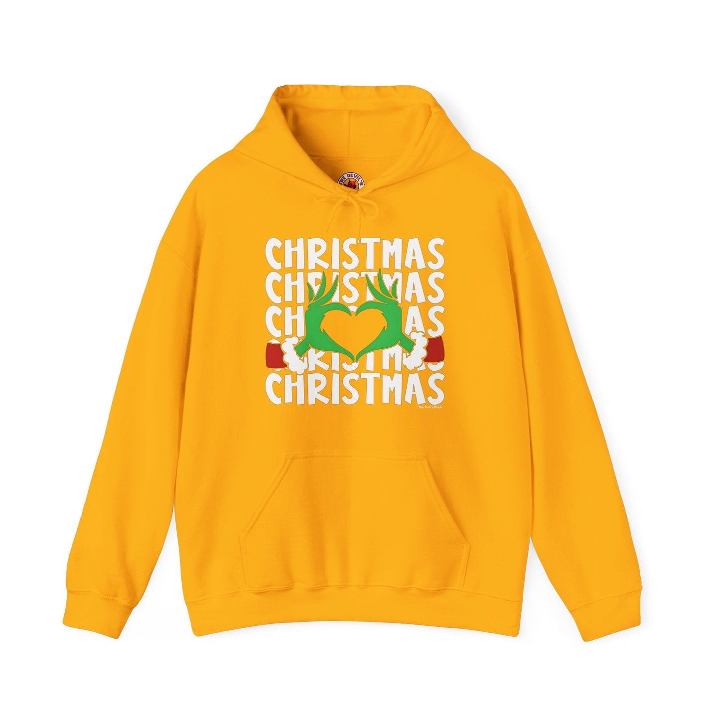 Christmas Heart Hooded Sweatshirt The Devil's Pickle