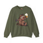Beer Drinking Boar Crewneck Sweatshirt The Devil's Pickle