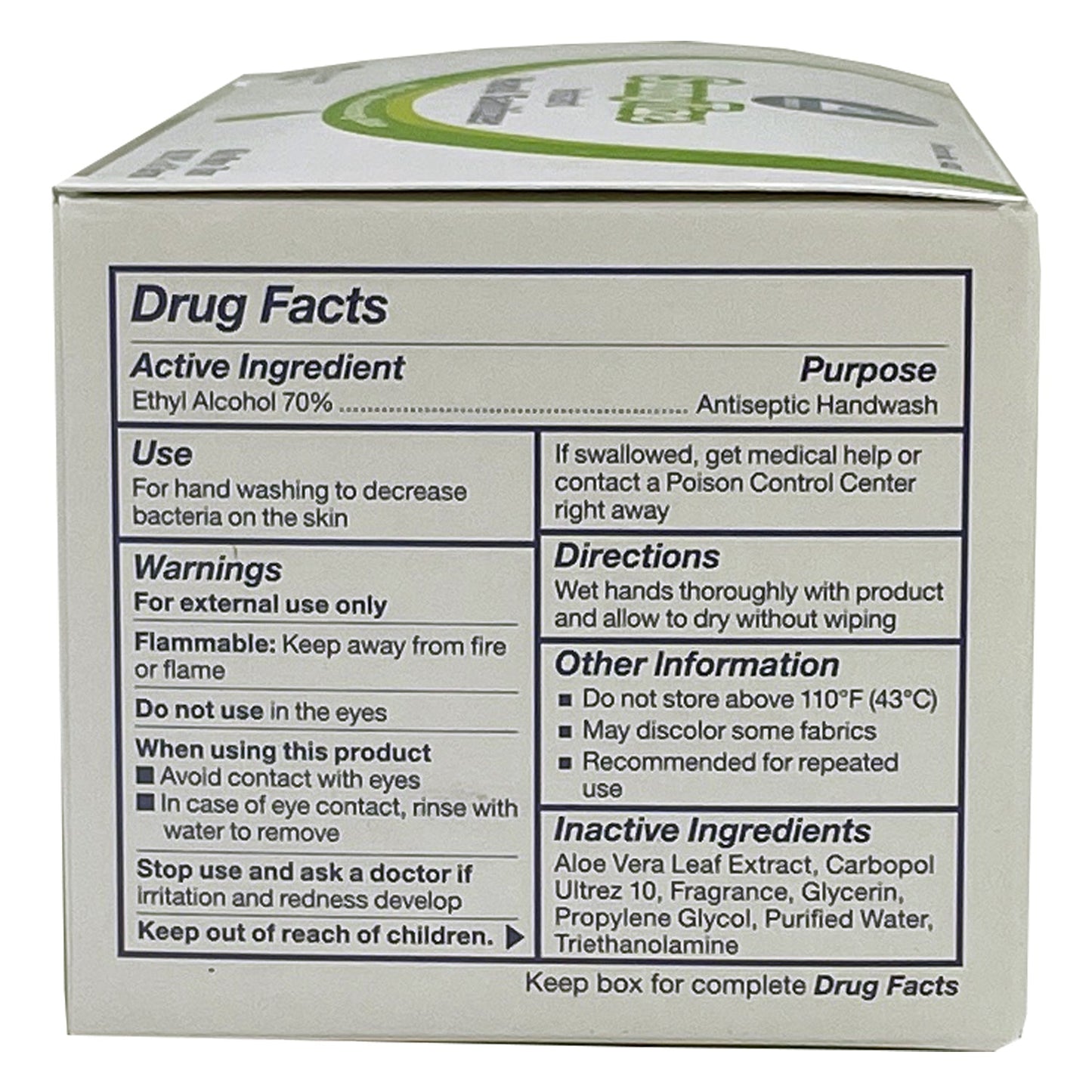 SannyTize Instant Hand Sanitizer, 0.9g Packet, Box of 144 quakekits.com