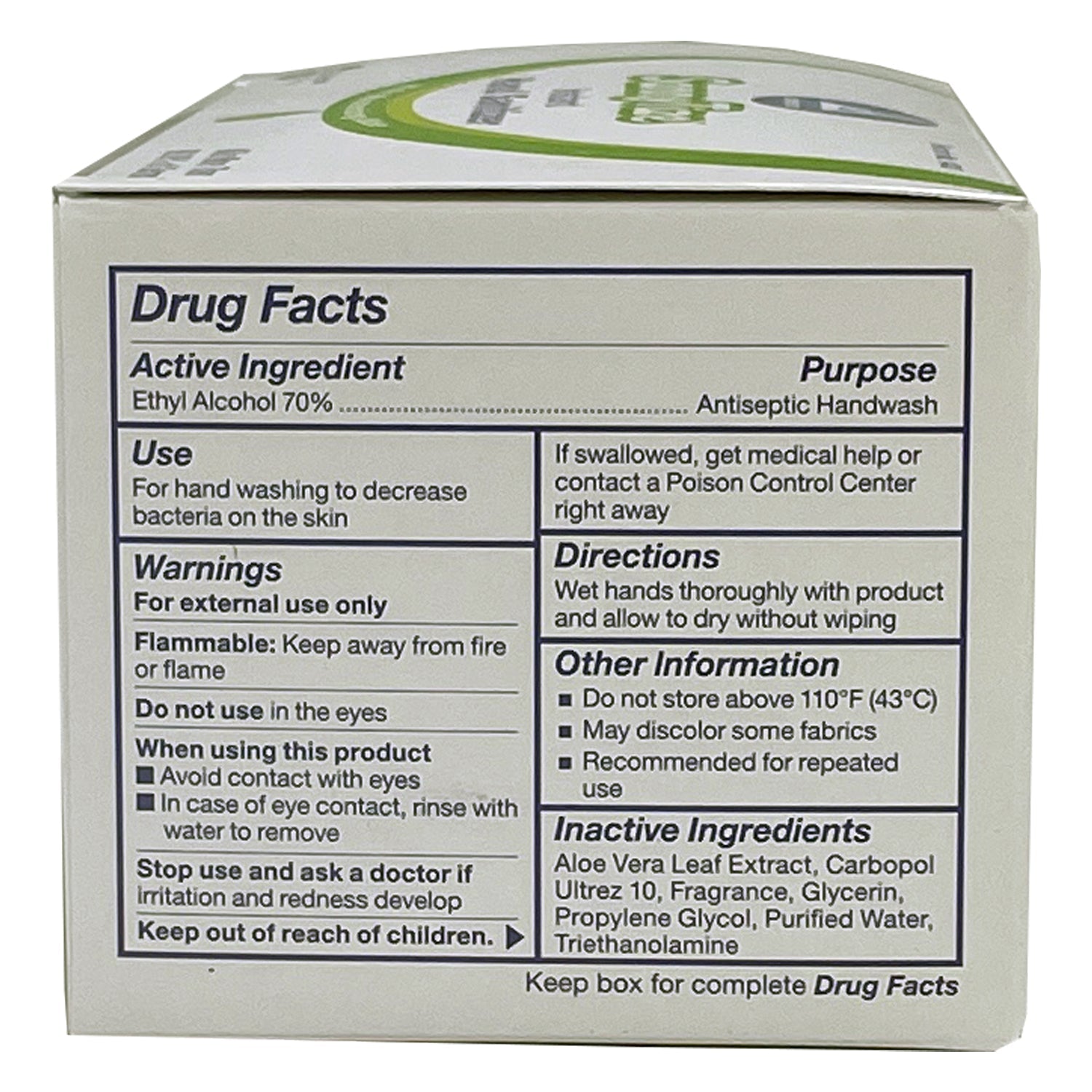 SannyTize Instant Hand Sanitizer, 0.9g Packet, Box of 144 quakekits.com
