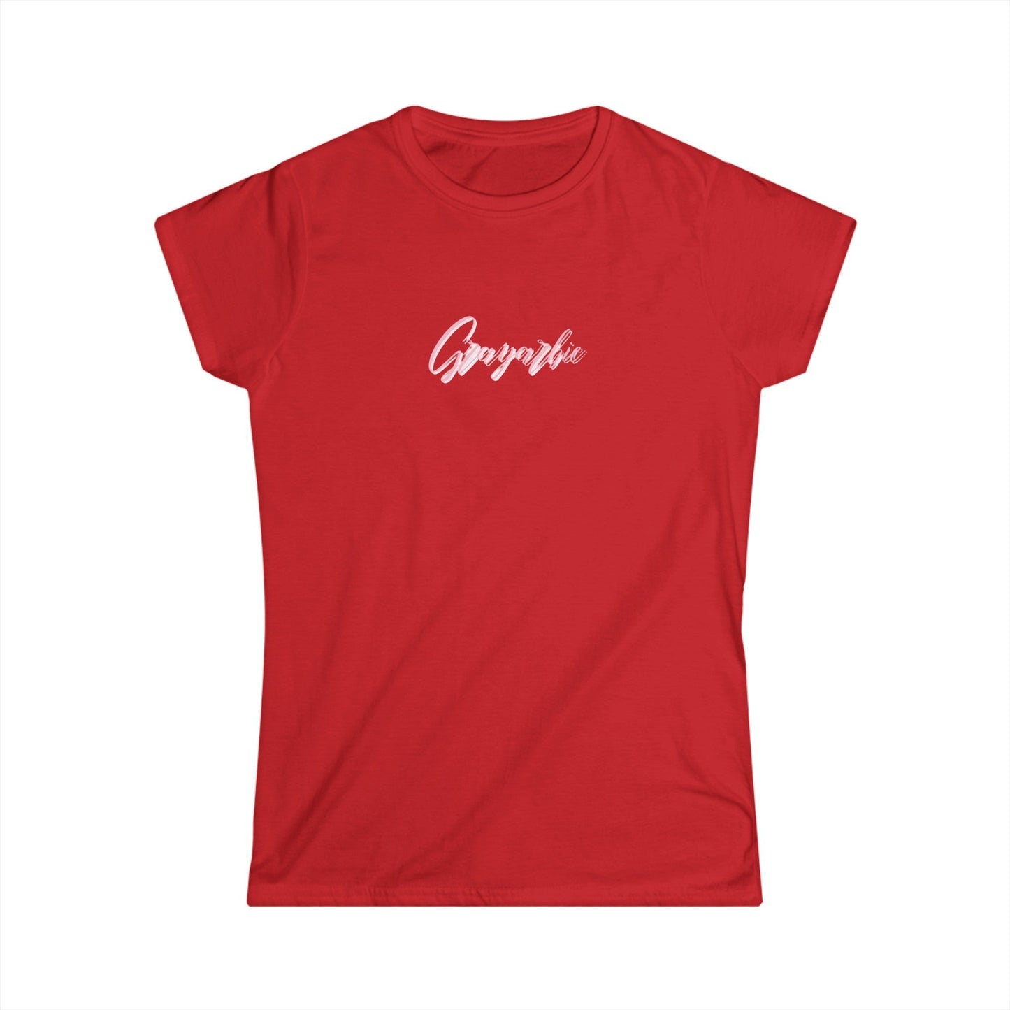 Women's Softstyle Tee "Grayarbie" Grayceful LLC