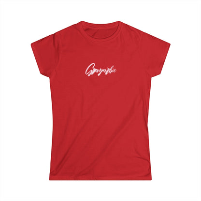 Women's Softstyle Tee "Grayarbie" Grayceful LLC