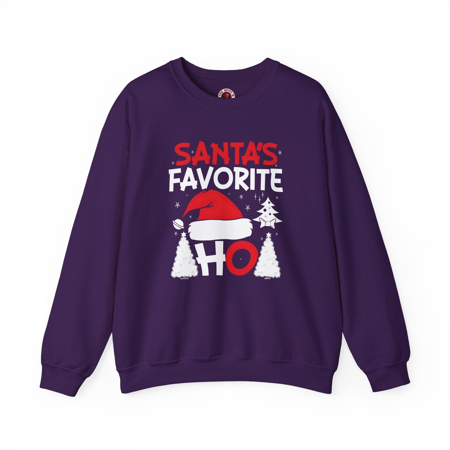 Santa's Favorite Ho Crewneck Sweatshirt The Devil's Pickle