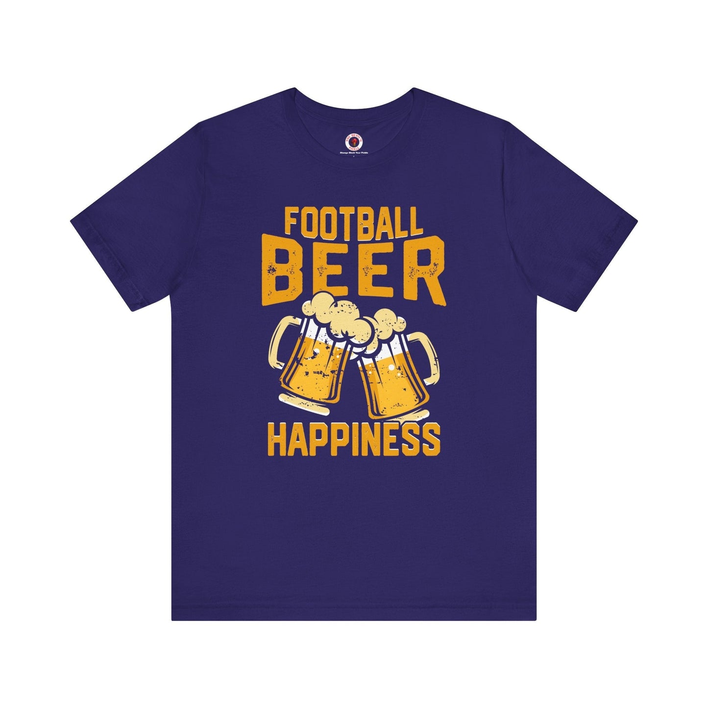 Football Beer and Happiness T-Shirt The Devil's Pickle