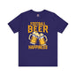 Football Beer and Happiness T-Shirt The Devil's Pickle