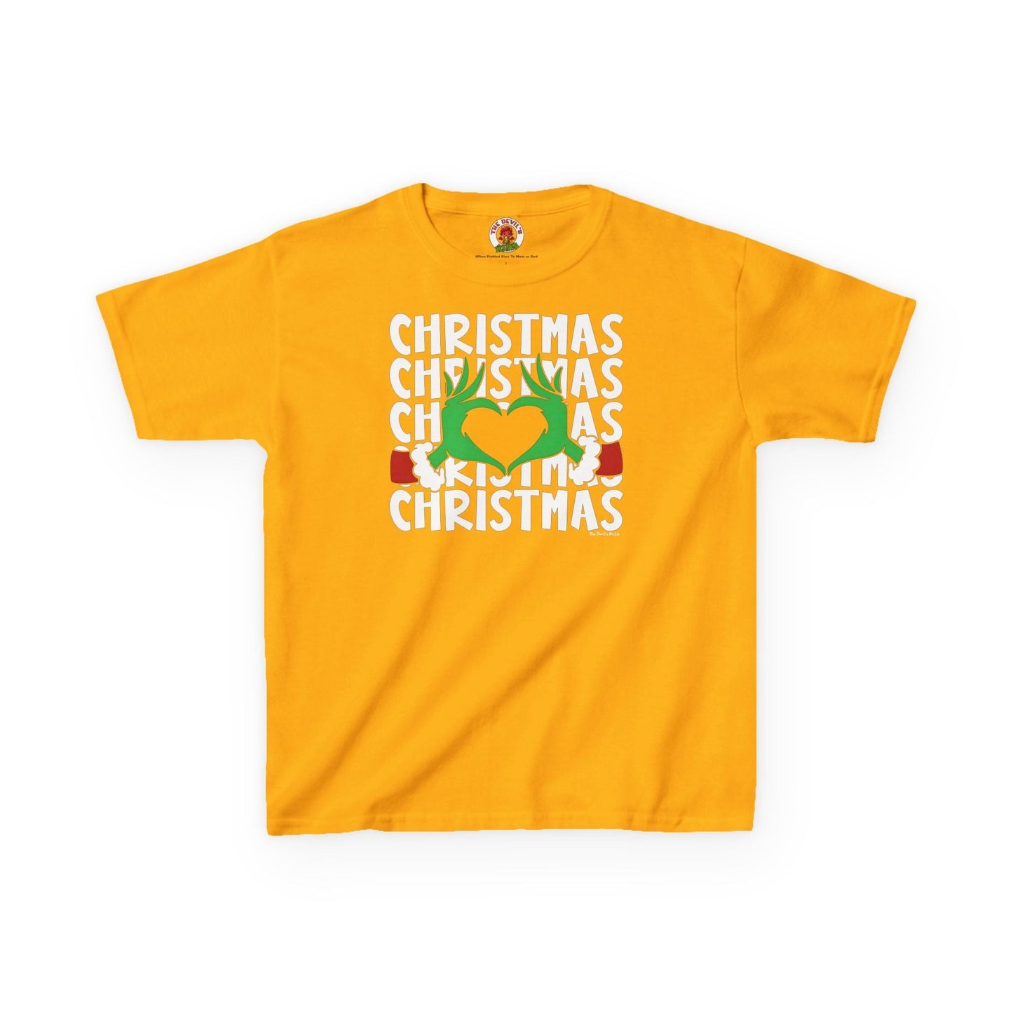 Christmas Heart Kids Tee The Devil's Pickle