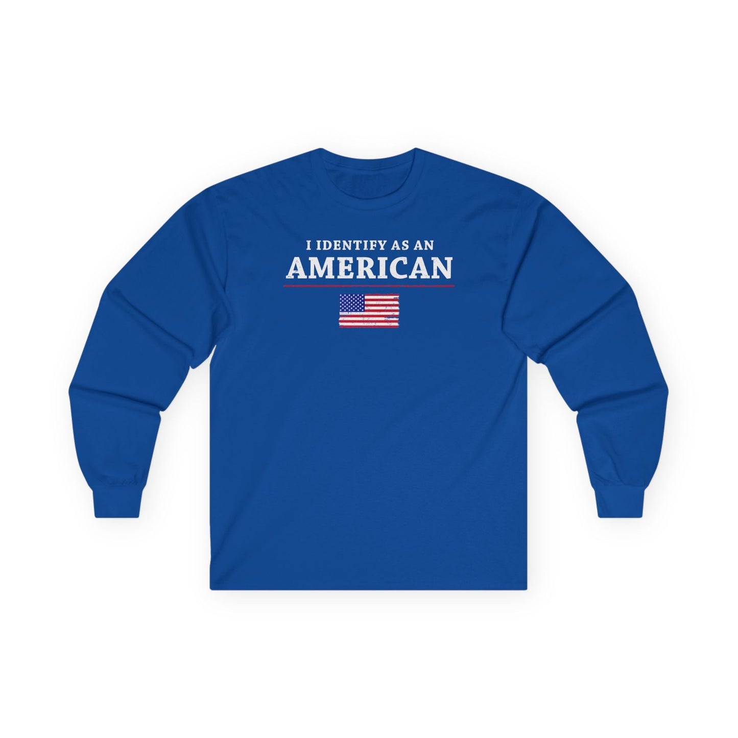 I Identify As An American Long Sleeve Tee The Devil's Pickle