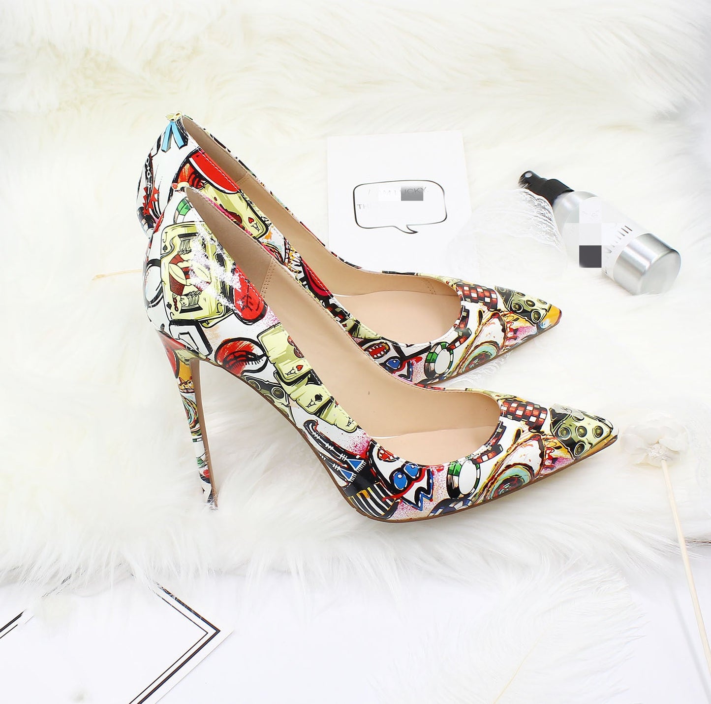 Shallow mouth high heels See size chart under “more details” The Fashion Celestial