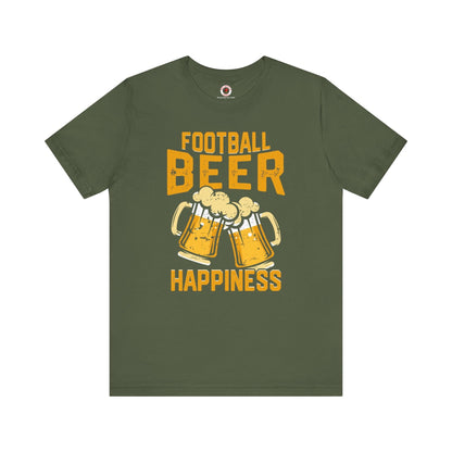 Football Beer and Happiness T-Shirt The Devil's Pickle