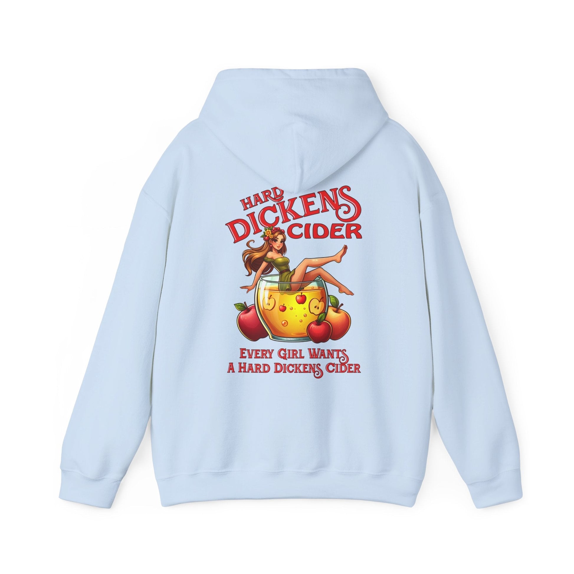 Hard Dickens Cider Front/Back Hooded Sweatshirt The Devil's Pickle