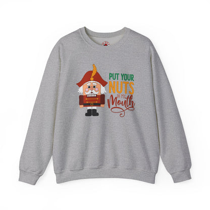 Put Your Nuts In My Mouth Crewneck Sweatshirt The Devil's Pickle