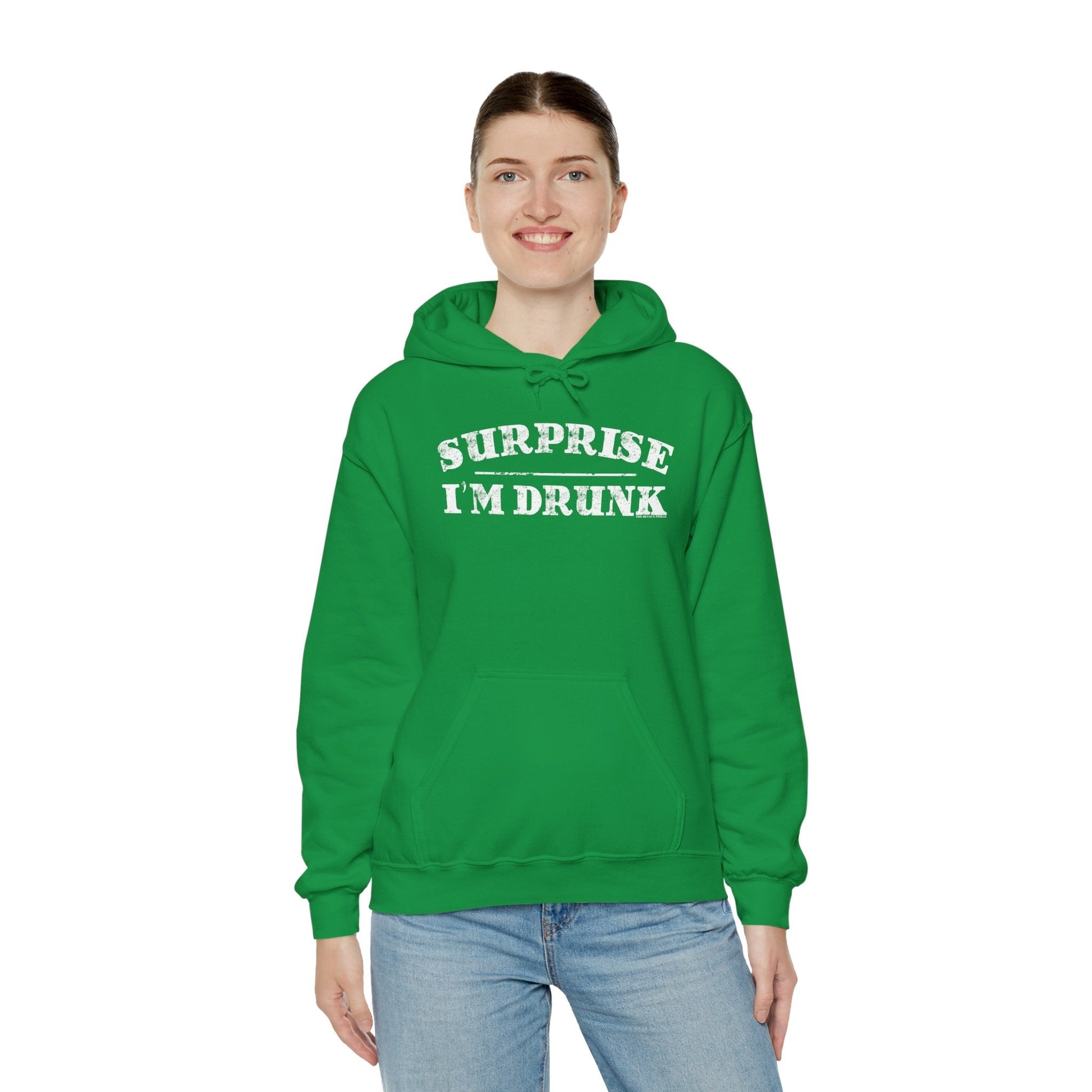 Surprise I'm Drunk Hooded Sweatshirt The Devil's Pickle
