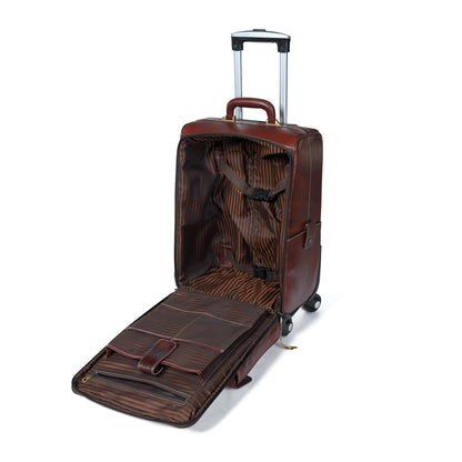 Leather Carry-On Trolly Bag Classy Leather Bags