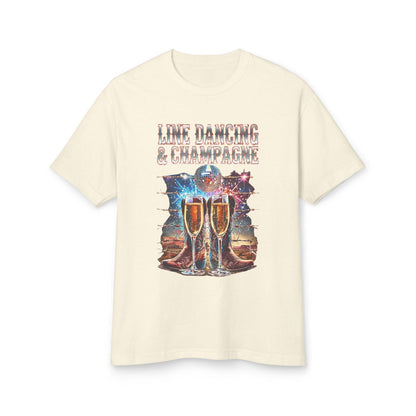 Line Dancing and Champagne T-Shirt Country in My Heart