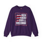 Beer Bacon Guns and Freedom Crewneck Sweatshirt The Devil's Pickle
