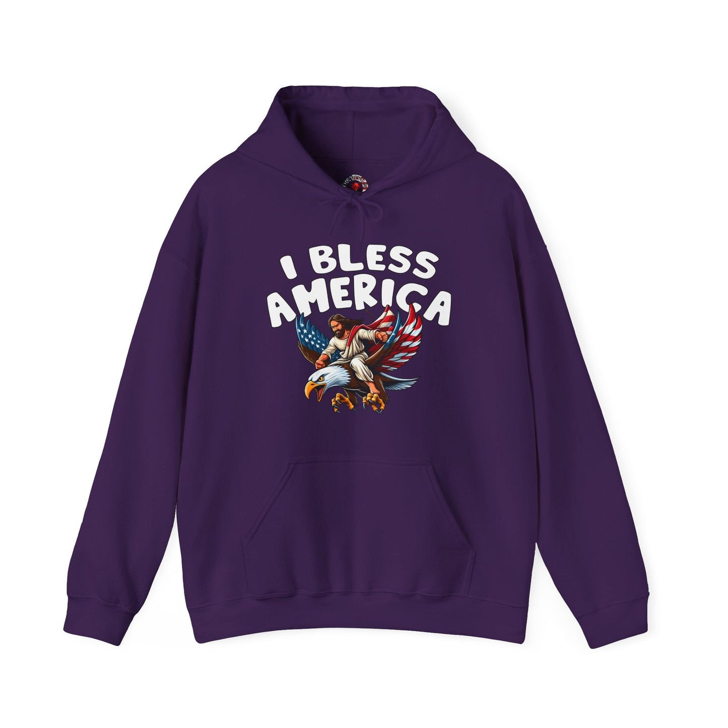 I Bless America Hooded Sweatshirt The Devil's Pickle