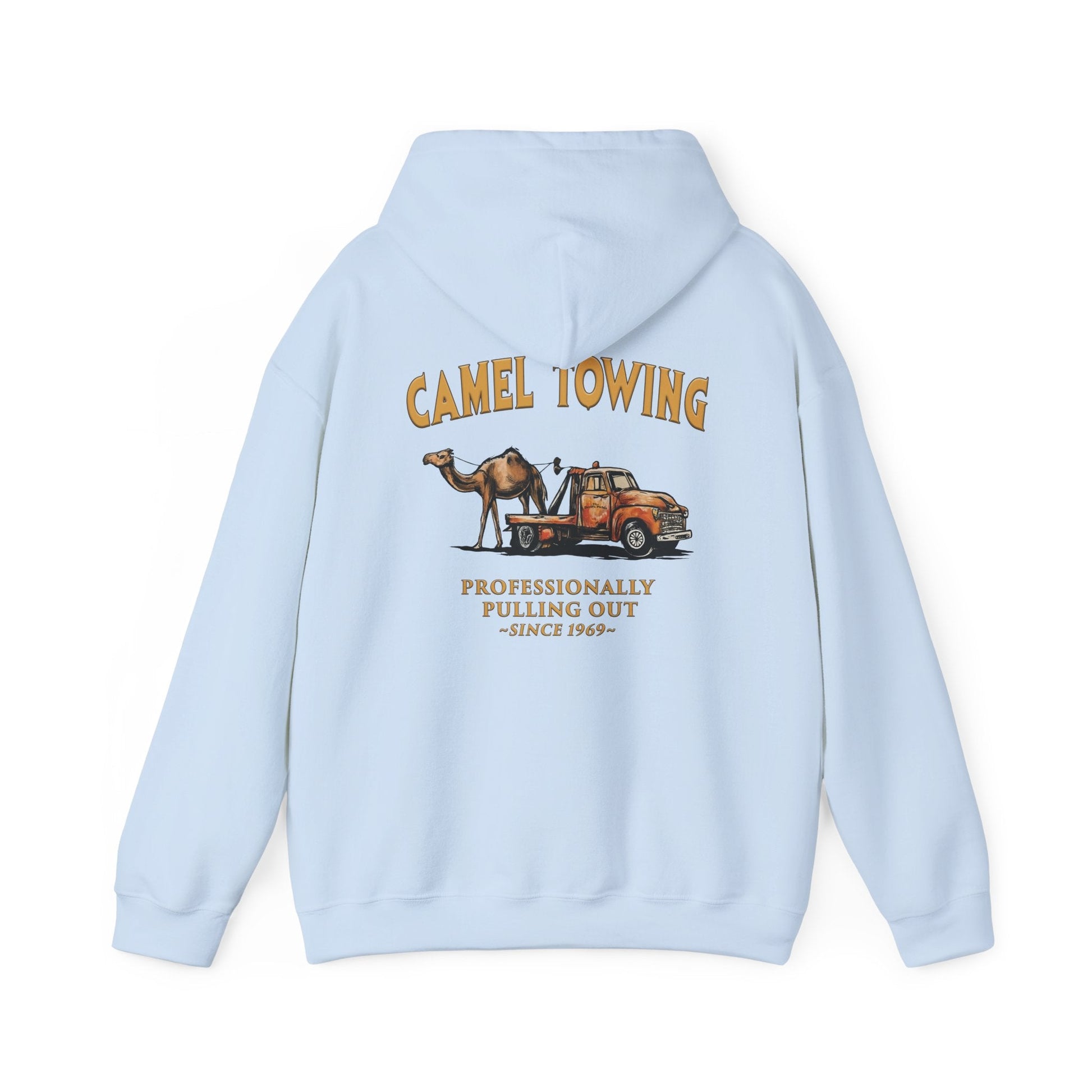 Camel Towing Back Hooded Sweatshirt The Devil's Pickle