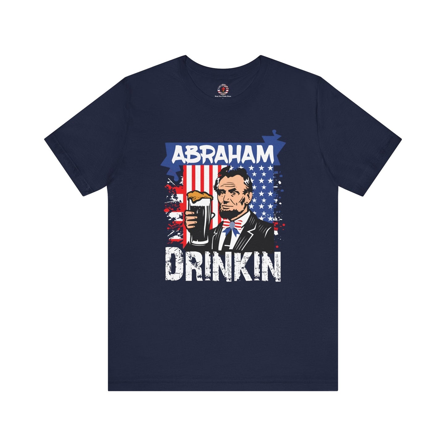 Abraham Drinking T-Shirt The Devil's Pickle