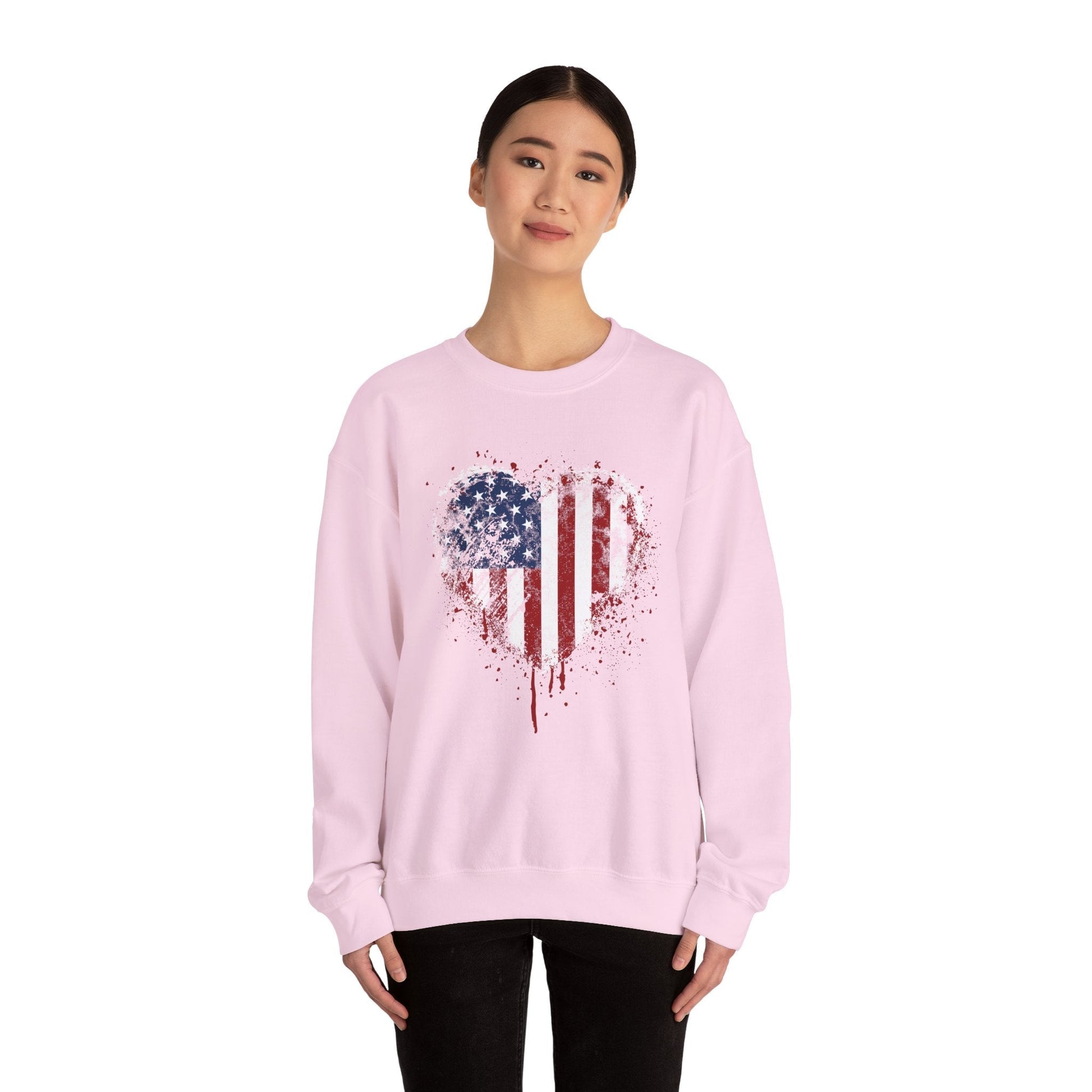 American Heart Crewneck Sweatshirt The Devil's Pickle