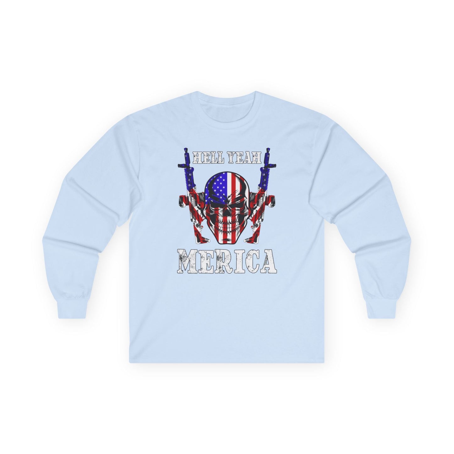Hell Yeah Merica Long Sleeve Tee The Devil's Pickle
