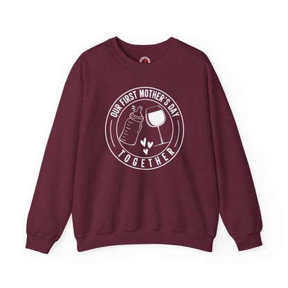 Our First Mothers Day Together Crewneck Sweatshirt The Devil's Pickle