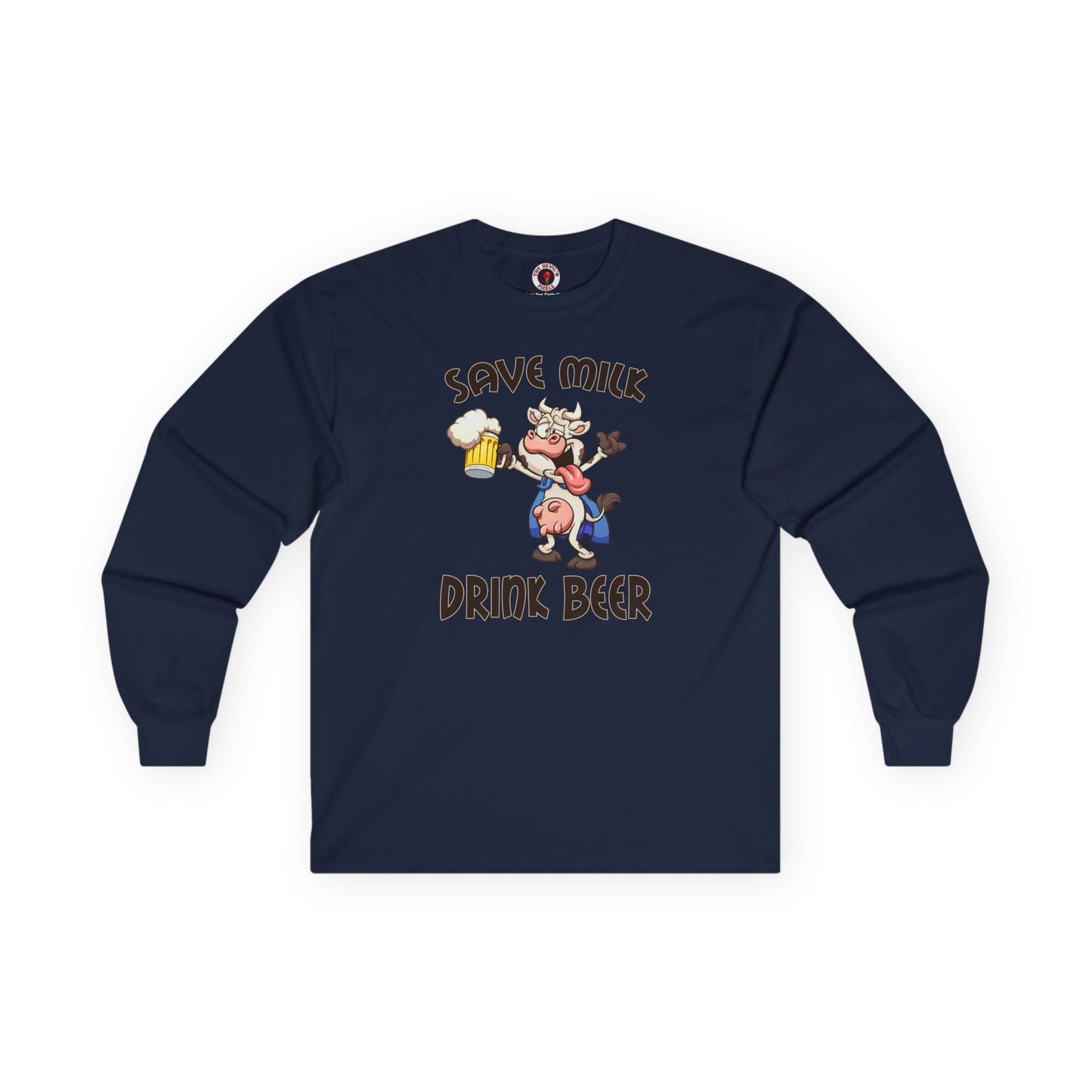 Save Milk Drink Beer Long Sleeve Tee The Devil's Pickle