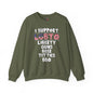 I Support LGBTQ Crewneck Sweatshirt The Devil's Pickle