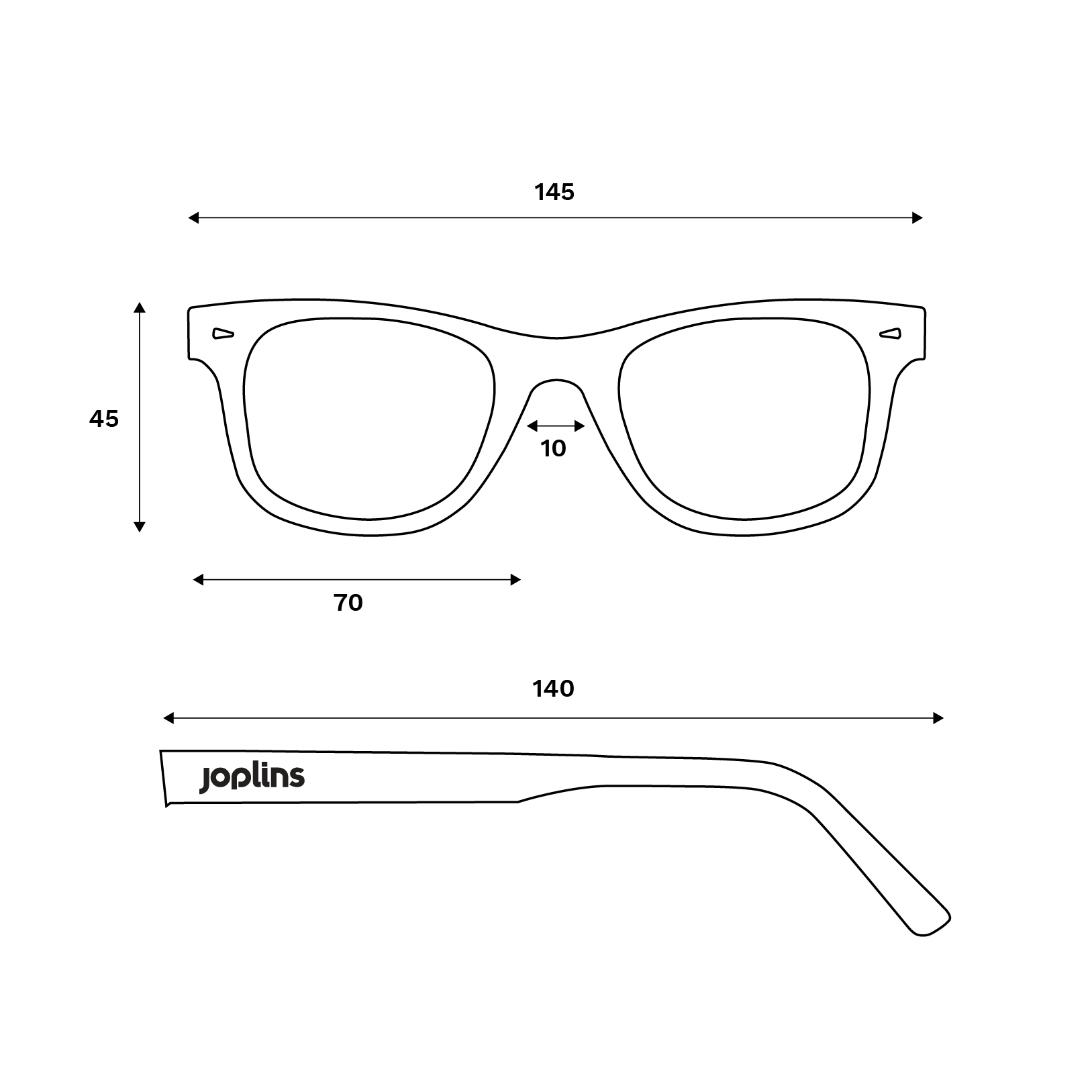 Moon - Unisex Wooden Sunglasses JOPLINS® | Premium Sustainable Sunglasses