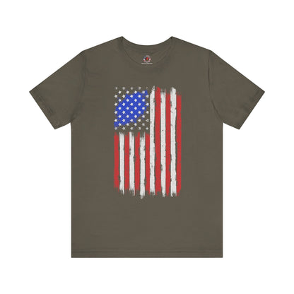 Tattered American Flag T-Shirt The Devil's Pickle