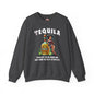 Tequila Swallow The Big Worm Crewneck Sweatshirt The Devil's Pickle