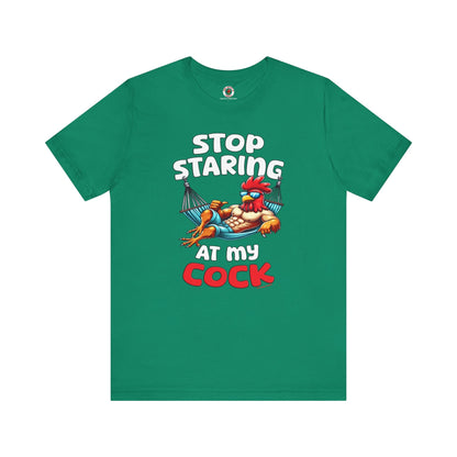 Stop Staring at My Cock T-Shirt The Devil's Pickle