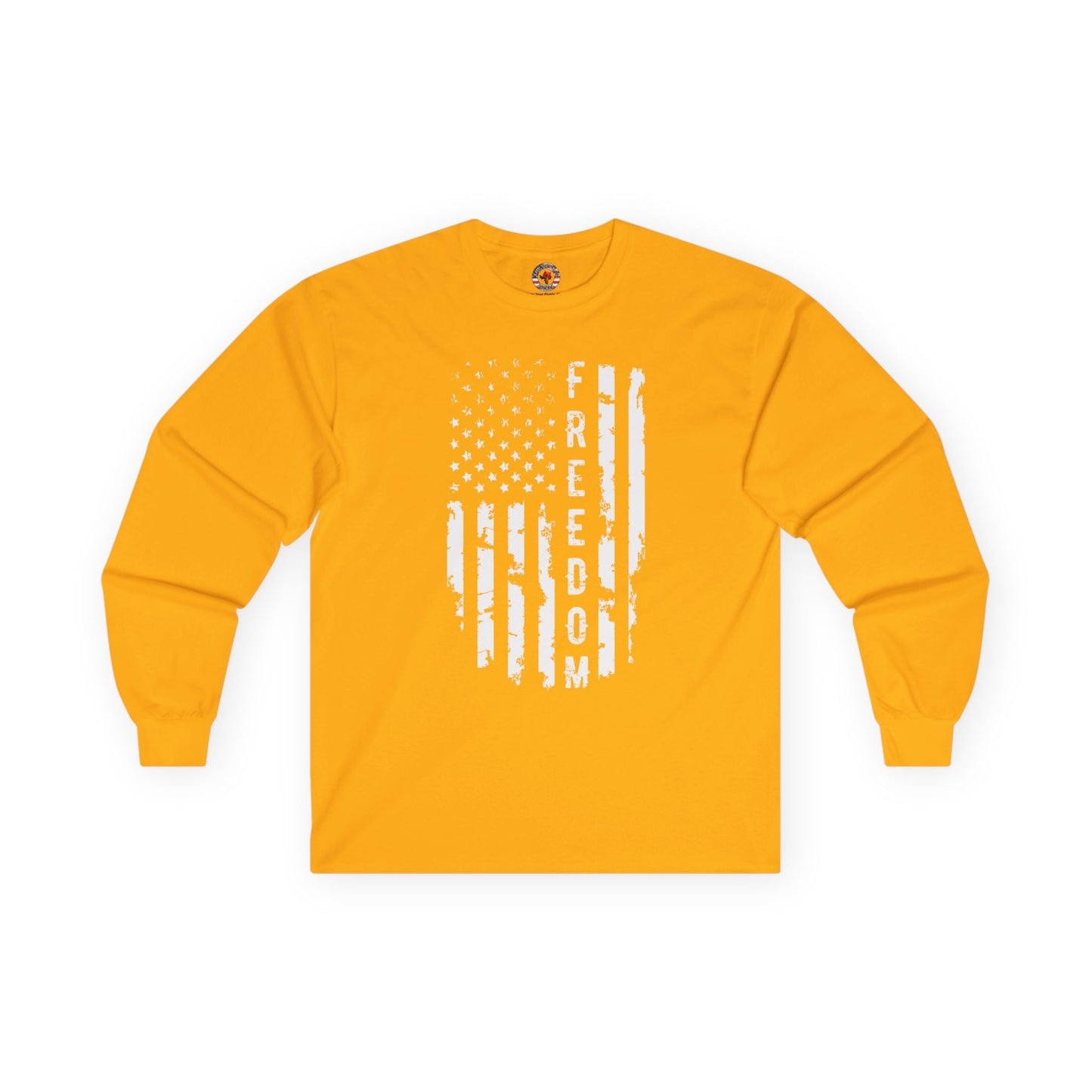 Freedom American Flag Long Sleeve Tee The Devil's Pickle