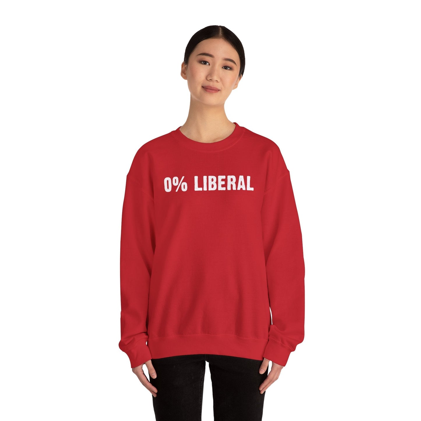 0% Liberal Crewneck Sweatshirt The Devil's Pickle