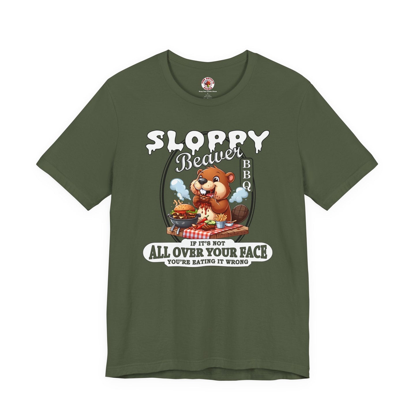 Sloppy Beaver BBQ T-Shirt The Devil's Pickle