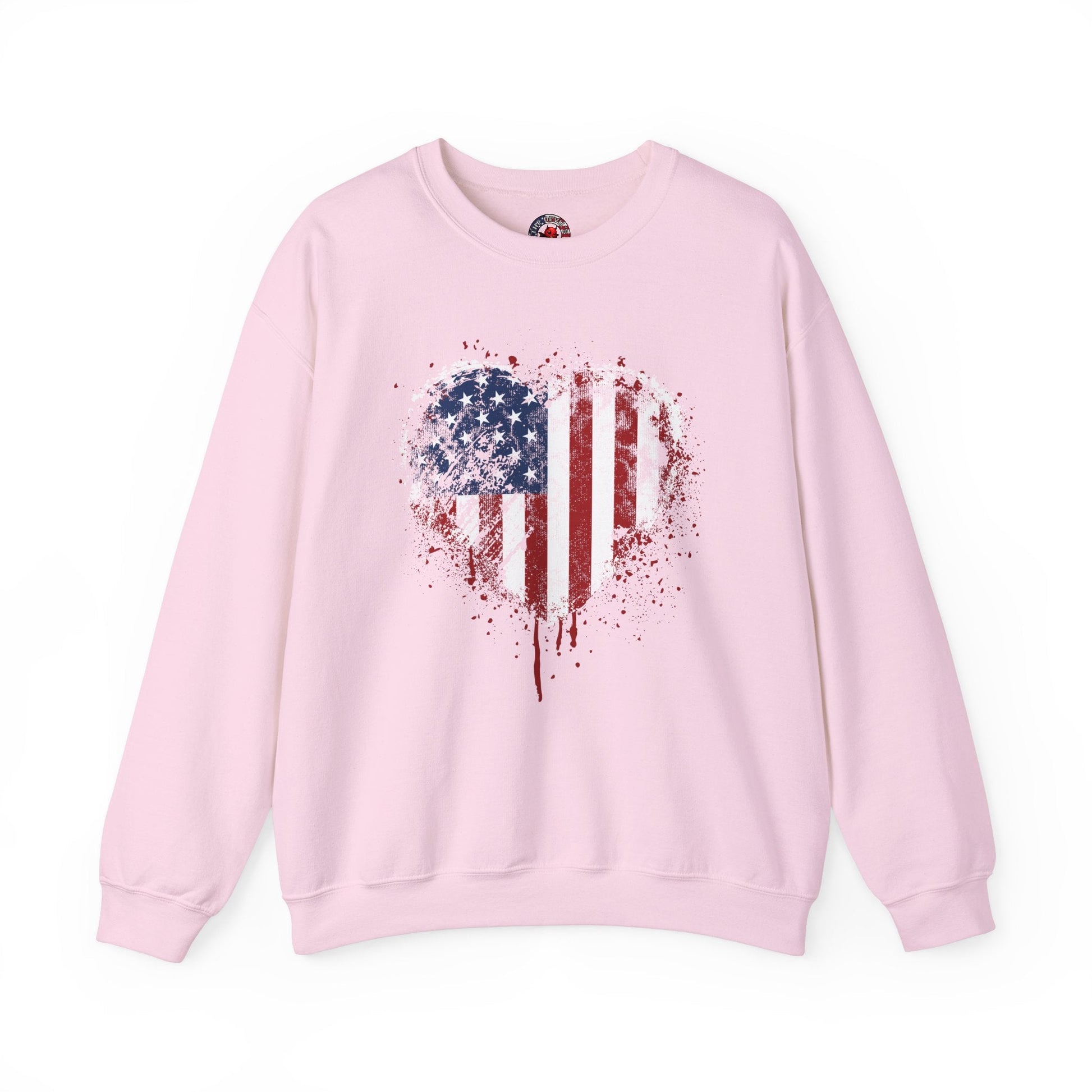 American Heart Crewneck Sweatshirt The Devil's Pickle