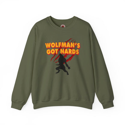 Wolfman's Got Nards Crewneck Sweatshirt The Devil's Pickle