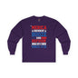 Merica Drinkin Booze And Refusin To Lose Long Sleeve Tee The Devil's Pickle