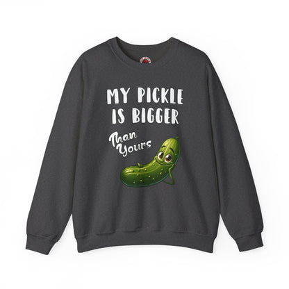 My Pickle Is Bigger Than Yours Crewneck Sweatshirt The Devil's Pickle