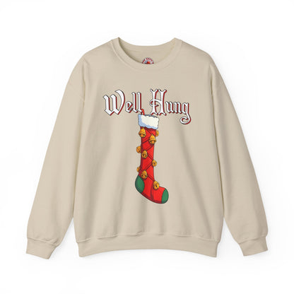 Well Hung Crewneck Sweatshirt The Devil's Pickle