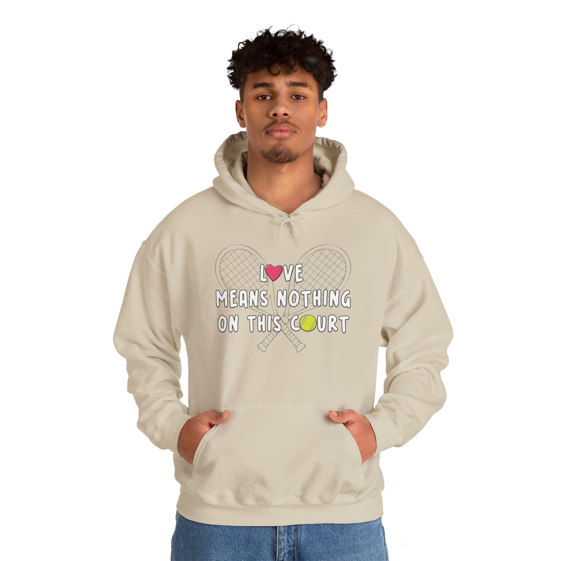Love Means Nothing Hooded Sweatshirt The Devil's Pickle
