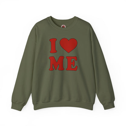 I Heart Me Crewneck Sweatshirt The Devil's Pickle