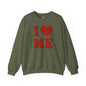I Heart Me Crewneck Sweatshirt The Devil's Pickle