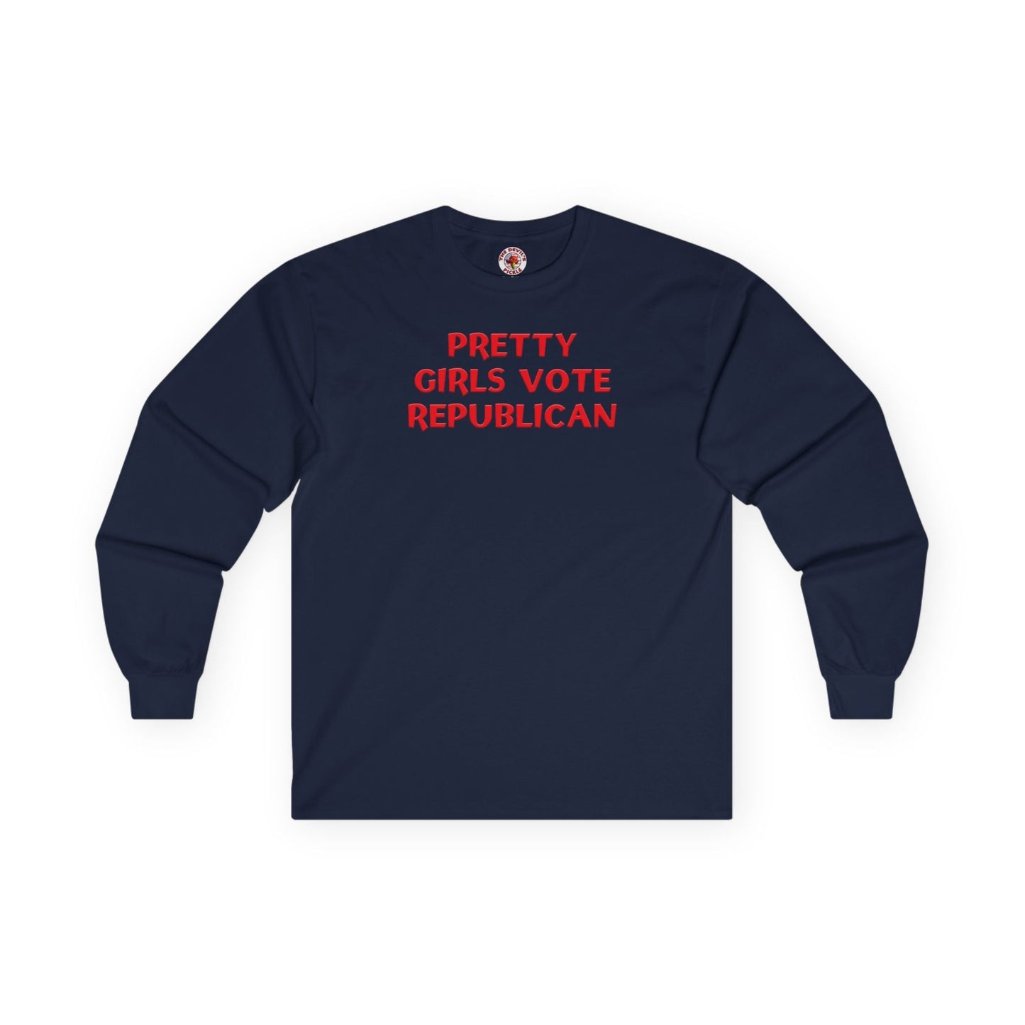 Pretty Girls Vote Republican Long Sleeve Tee The Devil's Pickle