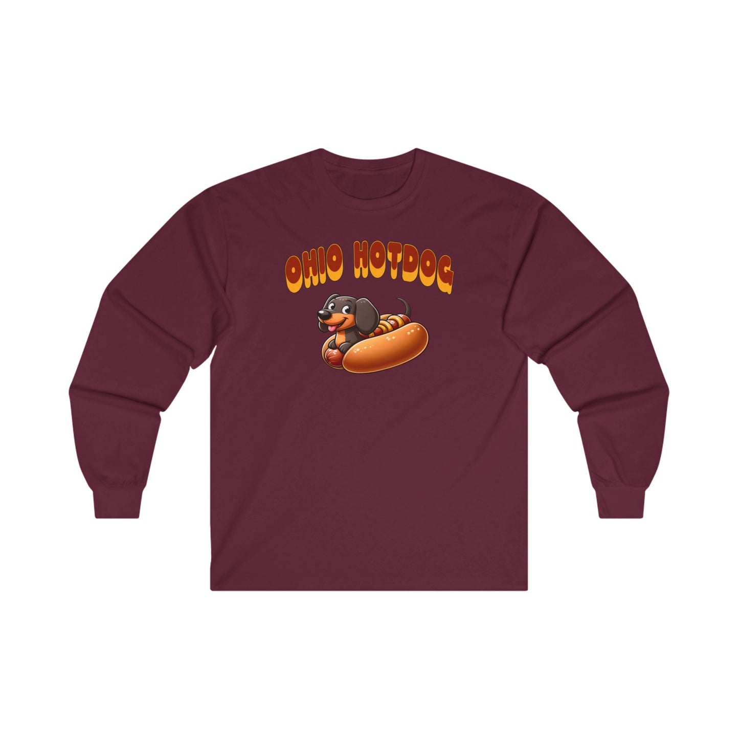 Ohio Hotdog Long Sleeve Tee The Devil's Pickle