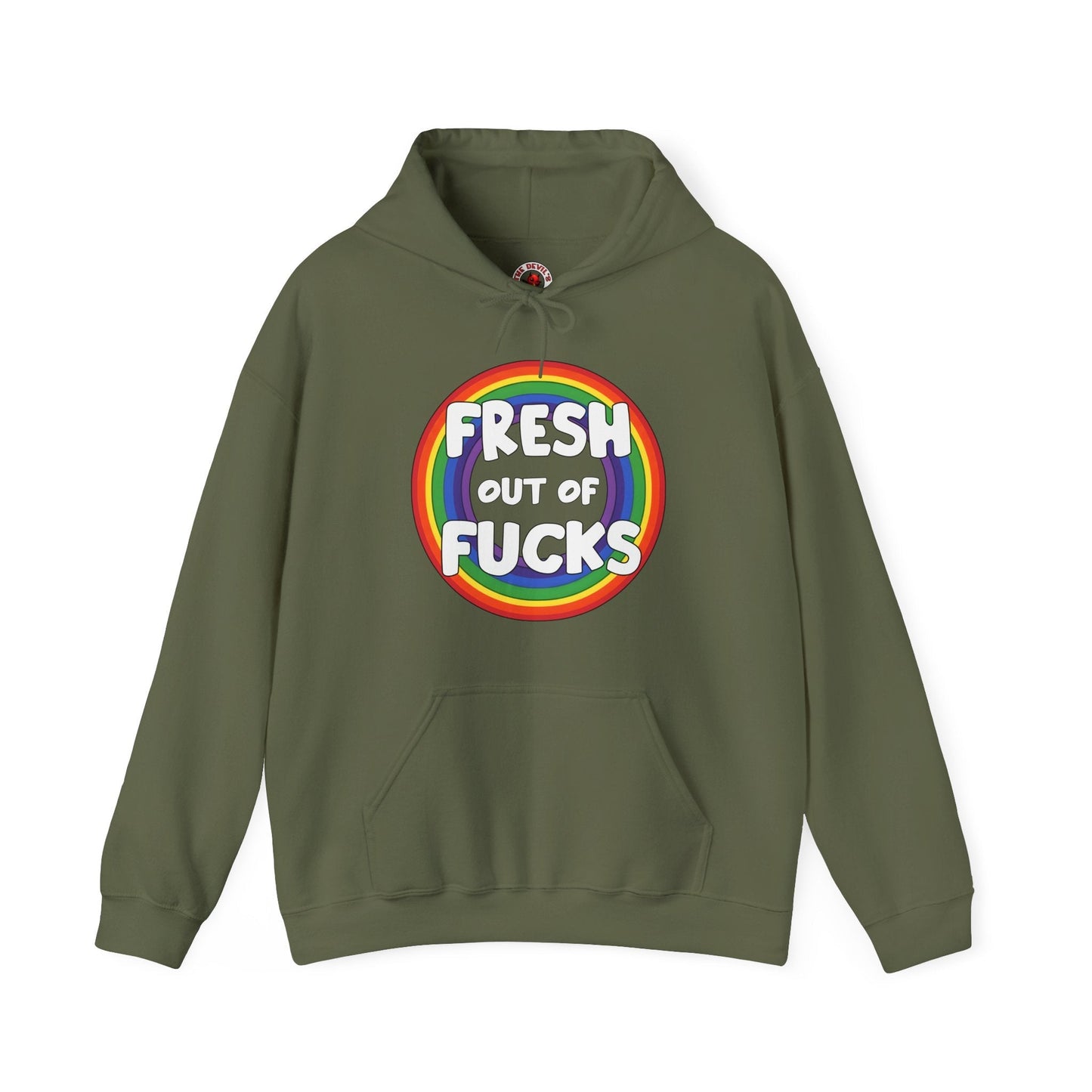 Fresh Out Of Fucks Hooded Sweatshirt The Devil's Pickle