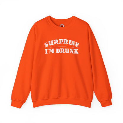 Surprise I'm Drunk Crewneck Sweatshirt The Devil's Pickle